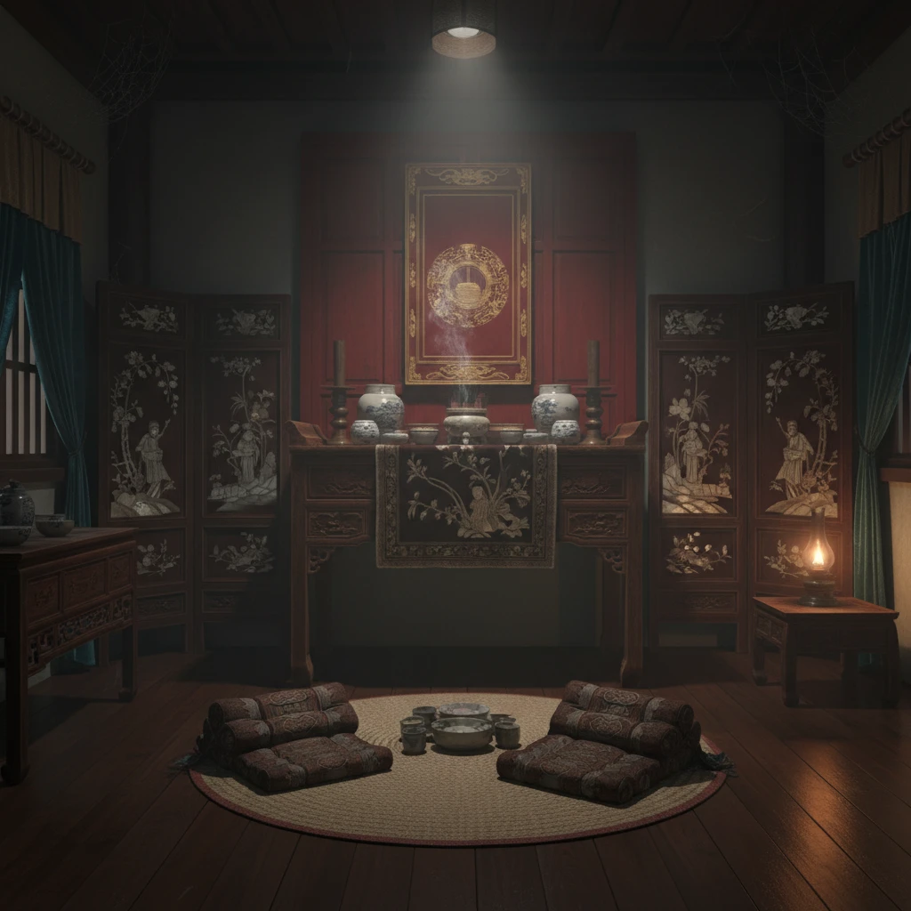 ảnh phòng truyền thống và sức mạnh thần số học