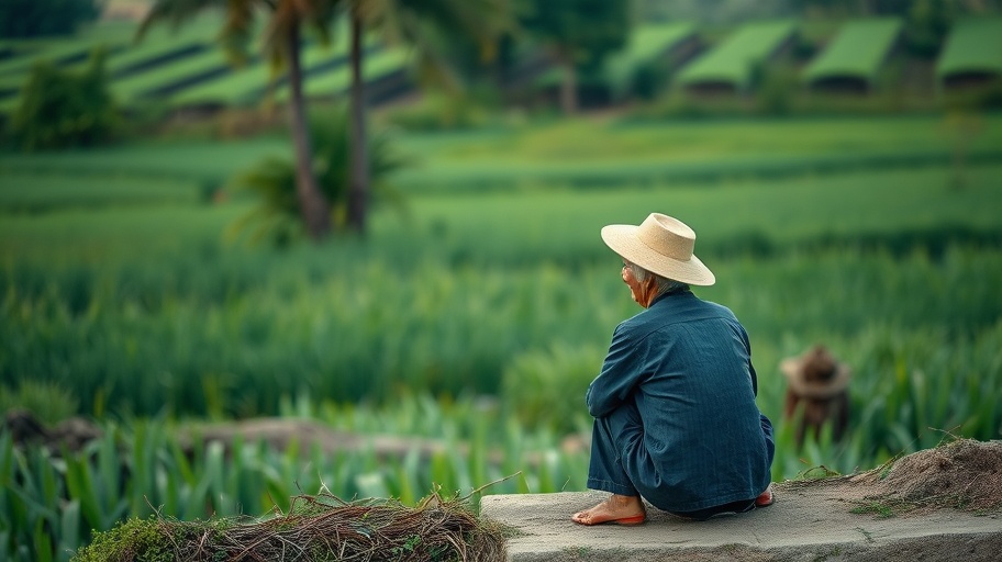 Bà già cánh đồng Việt Nam
