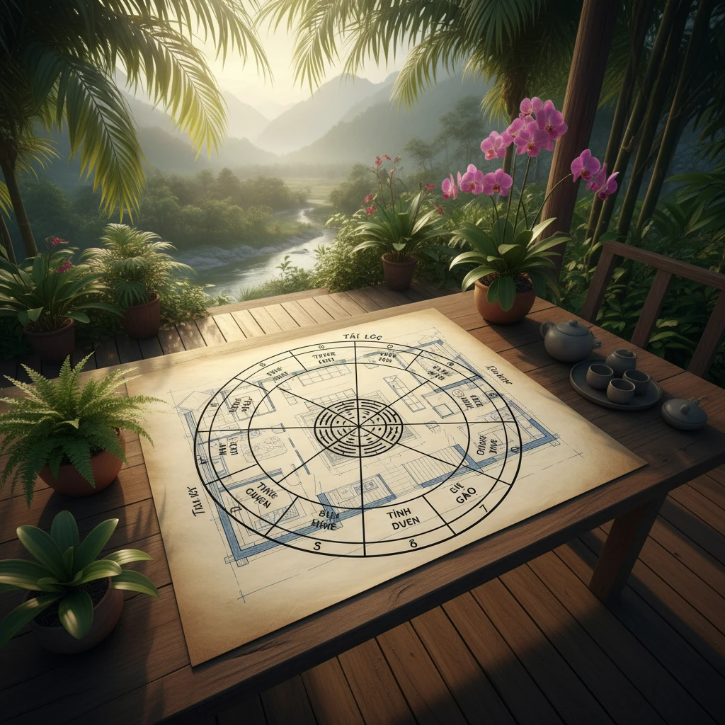Bát Quái trong phong thủy decor