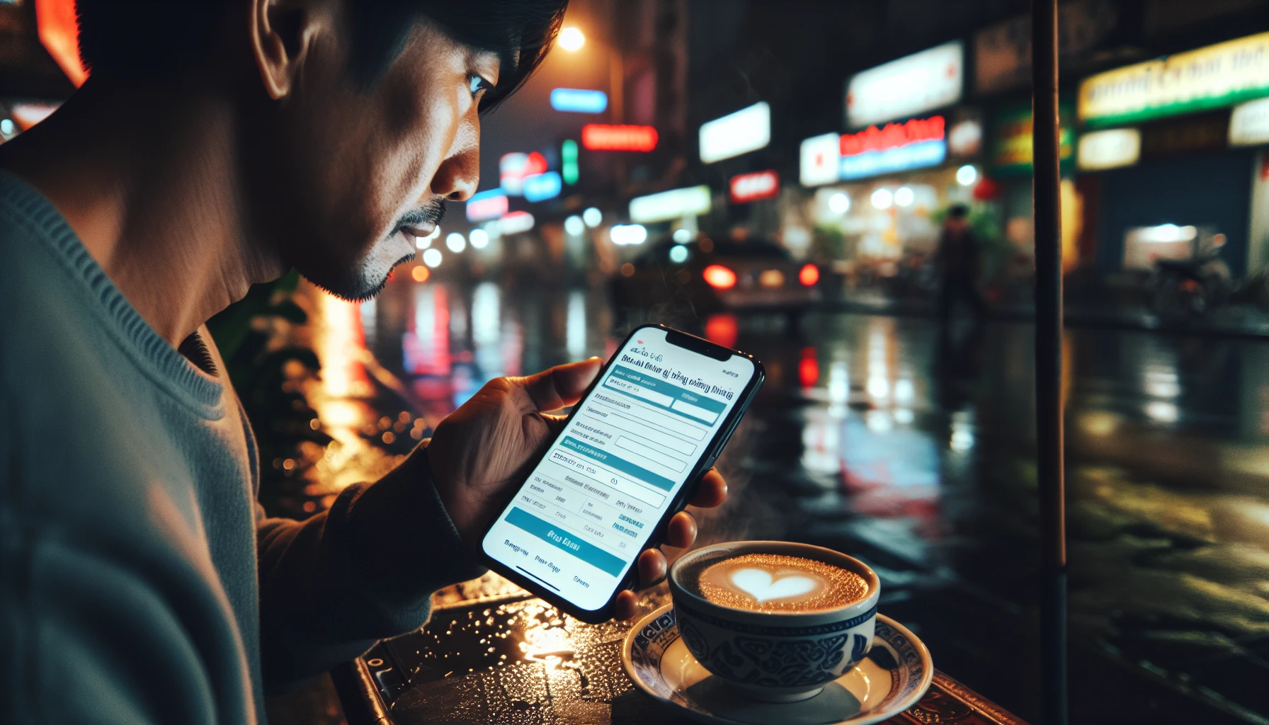 Booking an online appointment for residence permit.