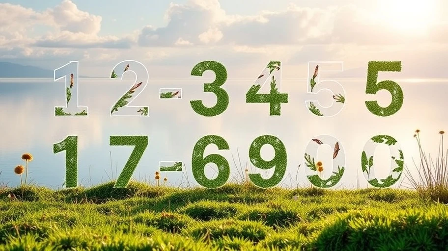 Các con số biểu thị năng lượng và đặc điểm tính cách.