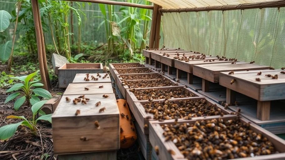 Cảnh báo môi trường sống khi ong làm tổ