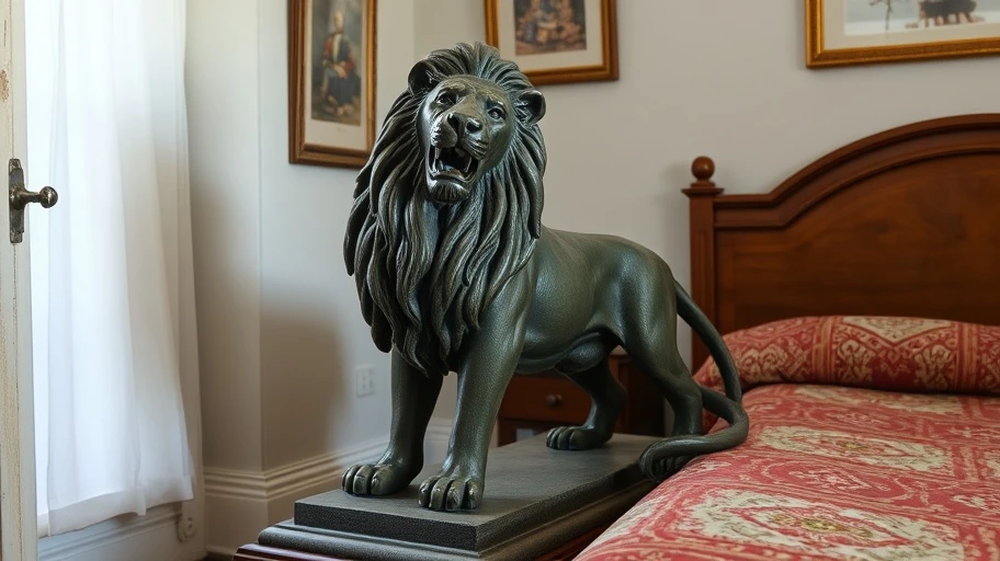 Cảnh báo về vị trí đặt tượng sư tử phong thủy