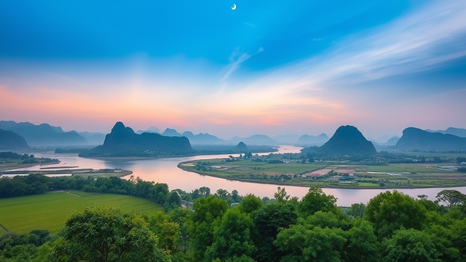 Cảnh quan tự nhiên biểu thị sự biến đổi tâm lý