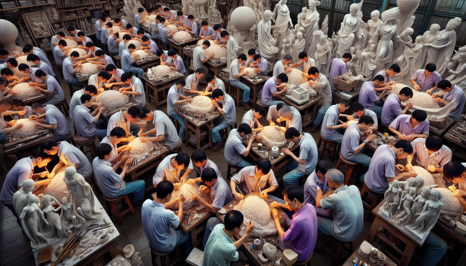 Chế tác đá phong thủy tại Xưởng Đá 68
