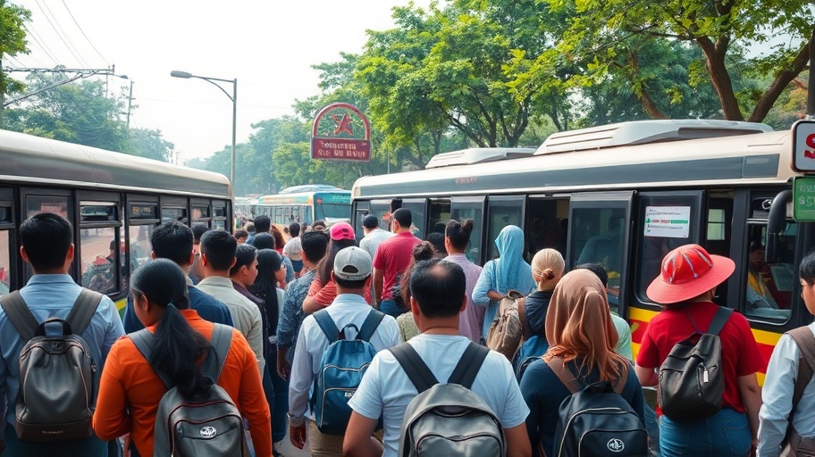 Điểm dừng xe buýt Việt Nam phản ánh giấc mơ chiêm bao.