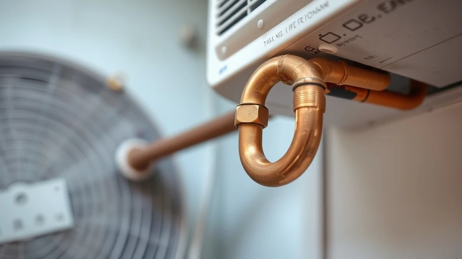 Diêm lạnh kết nối dàn nóng lạnh
