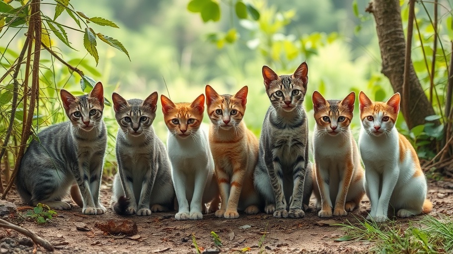 Giải mã giấc mơ thấy 8 con mèo