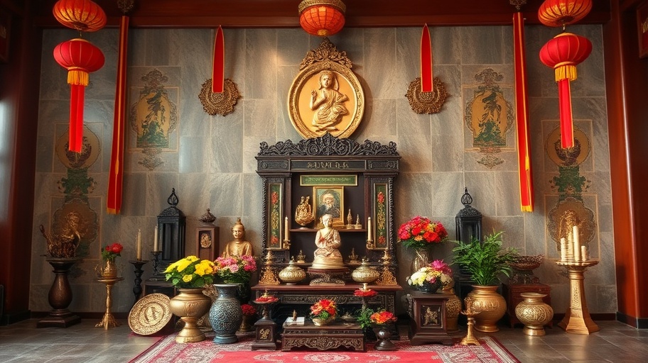 Hình ảnh bàn thờ truyền thống Việt Nam