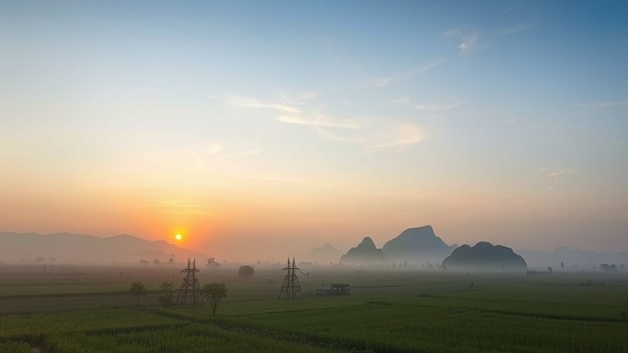 Hình ảnh bình minh tĩnh lặng tại Việt Nam