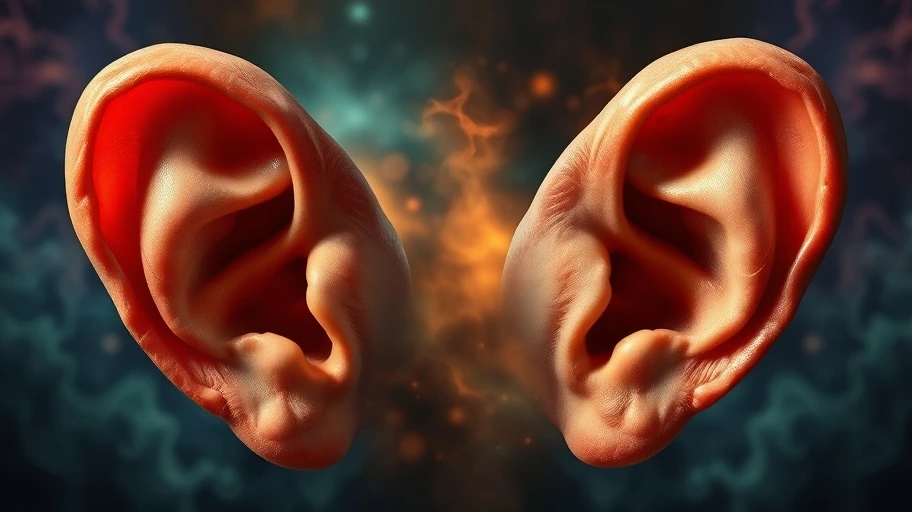 Hình ảnh so sánh ngứa tai phải và trái theo phong thủy