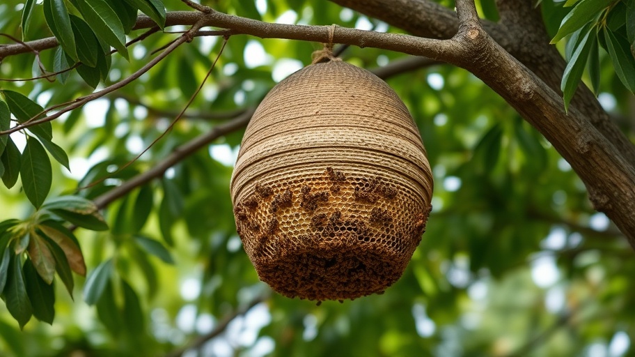 Hình ảnh tổ ong trên cây ở Việt Nam