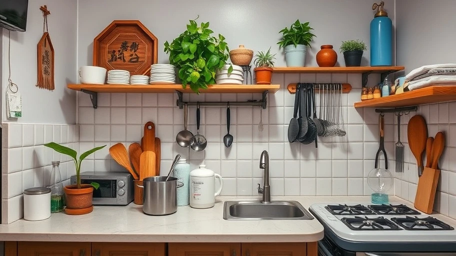 Hình ảnh trang trí bếp phong thủy