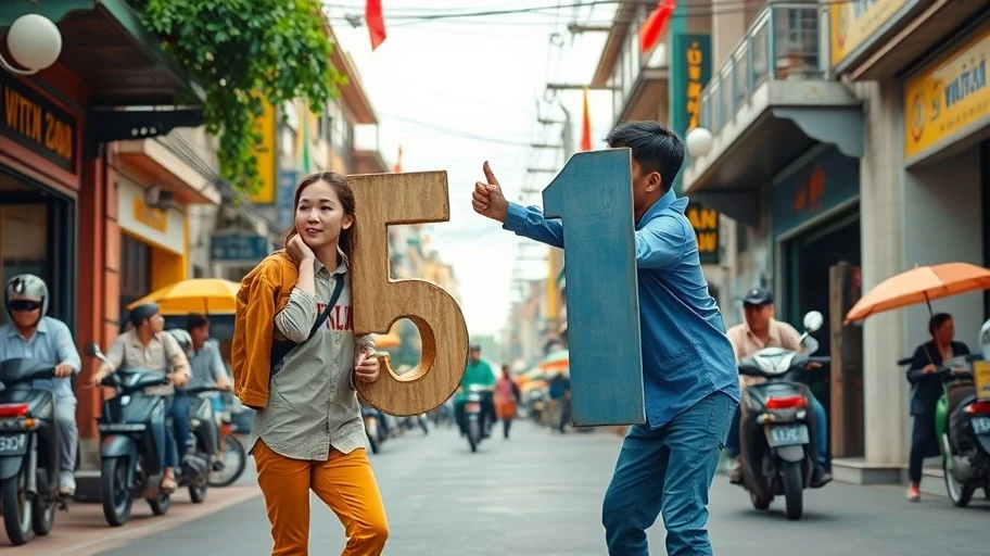 Hình ảnh tương hợp thần số học 5 và 1