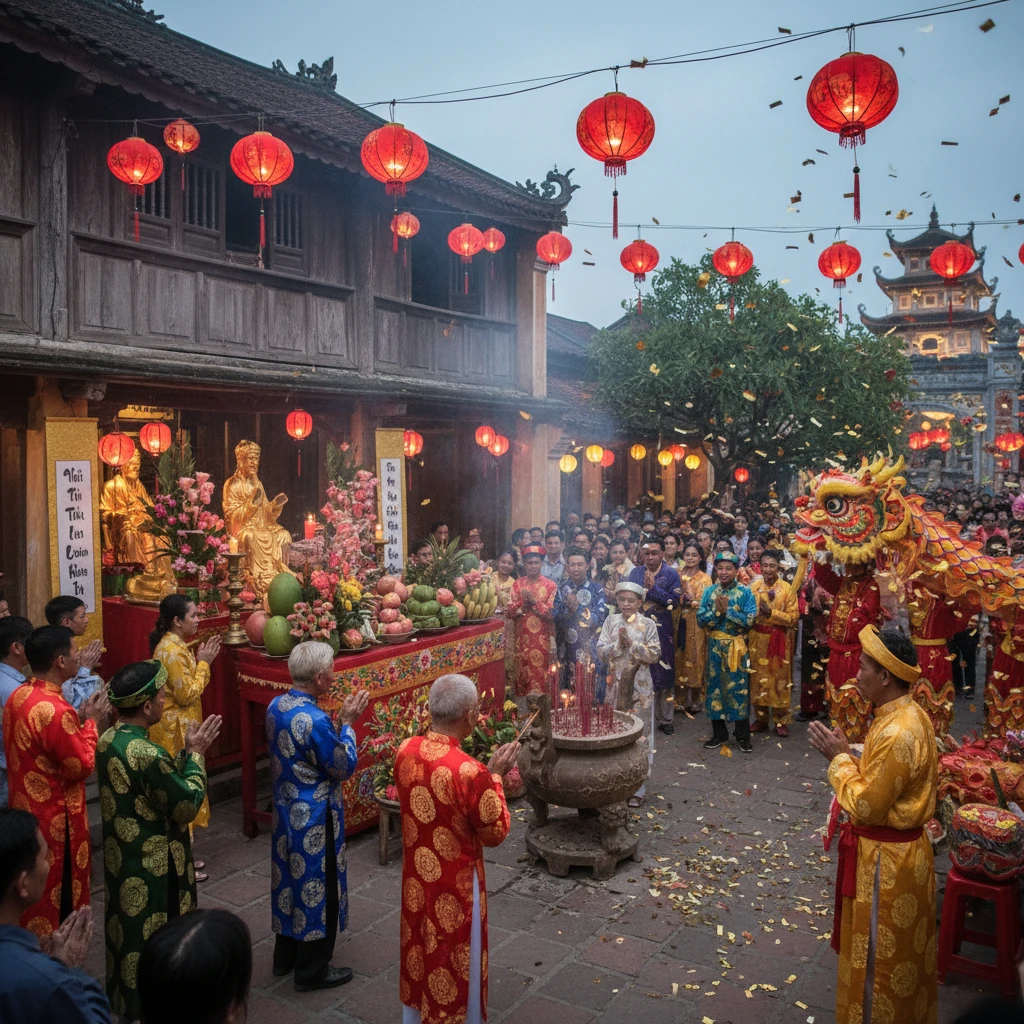 Hình ảnh về tín ngưỡng văn hóa liên quan đến ù tai