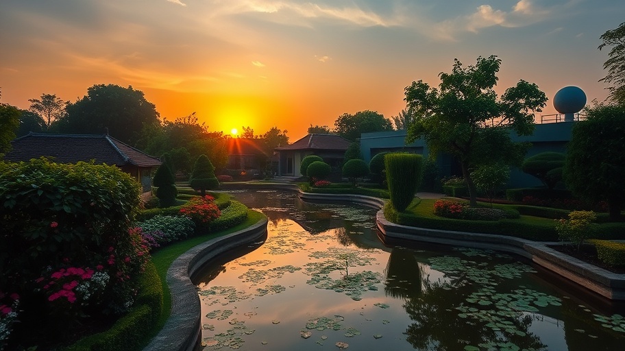 Hình ảnh vườn thư thái ở Việt Nam