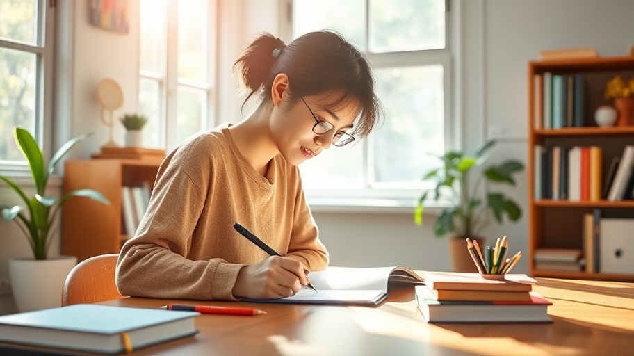 Học sinh viết bài thi Văn tại Việt Nam.