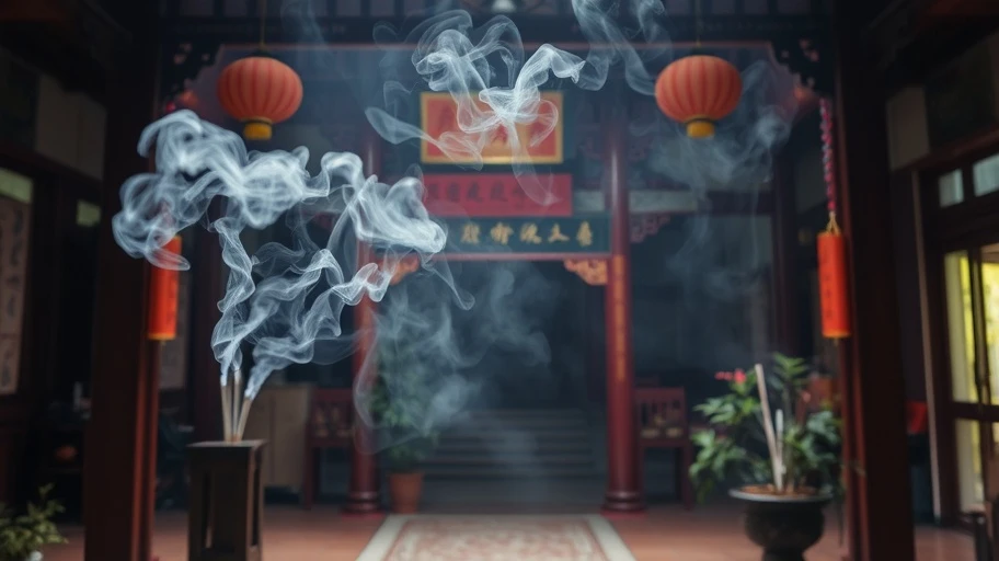 Khói nhang bay xuôi, thông điệp tâm linh