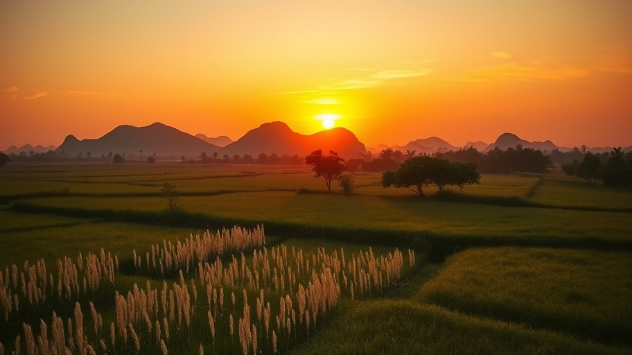 Khung cảnh diễm lệ tượng trưng cho may mắn và sự khởi đầu.