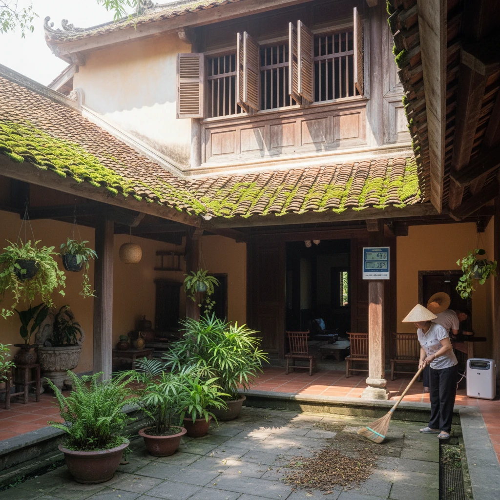 Kiểm soát phong rêu trong không gian nhà