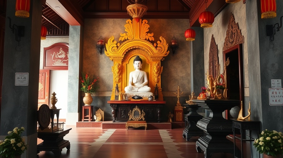 Ngôi đền thanh tịnh biểu thị năng lượng tâm linh