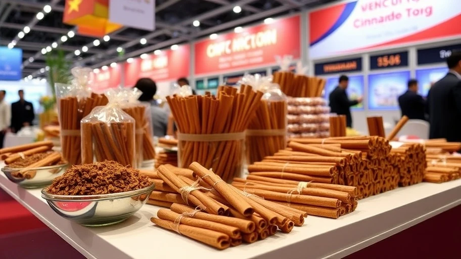 Sản phẩm quế Việt Nam tại hội chợ quốc tế