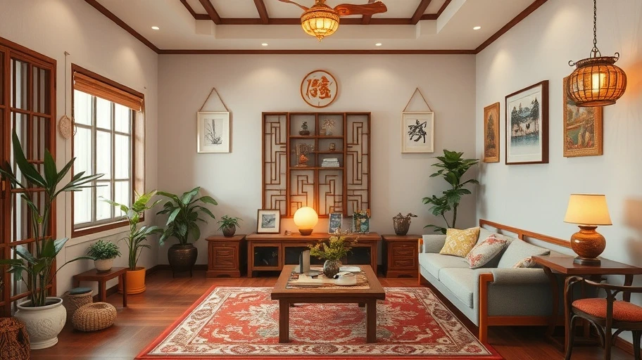 Sắp xếp không gian phong thuỷ tốt