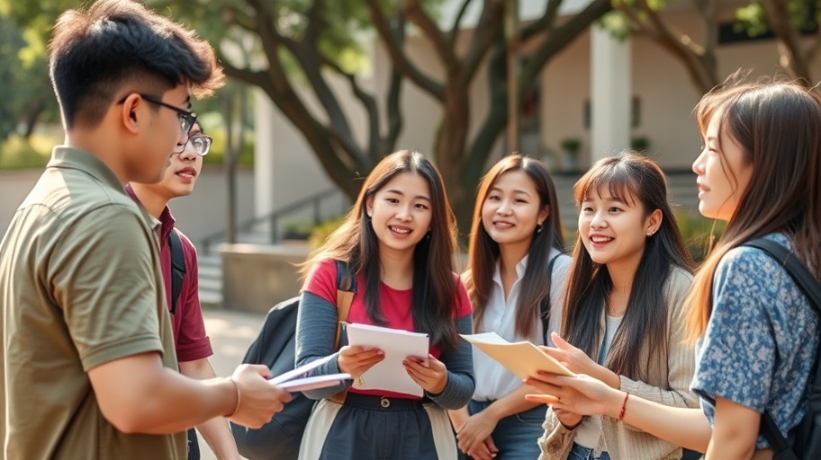 Sinh viên thảo luận về tình đơn phương