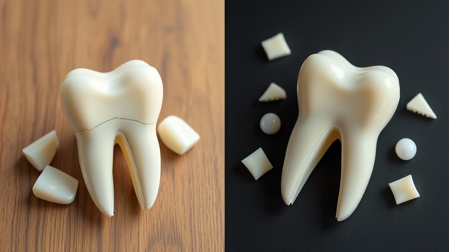 So sánh giấc mơ rụng răng với gãy răng