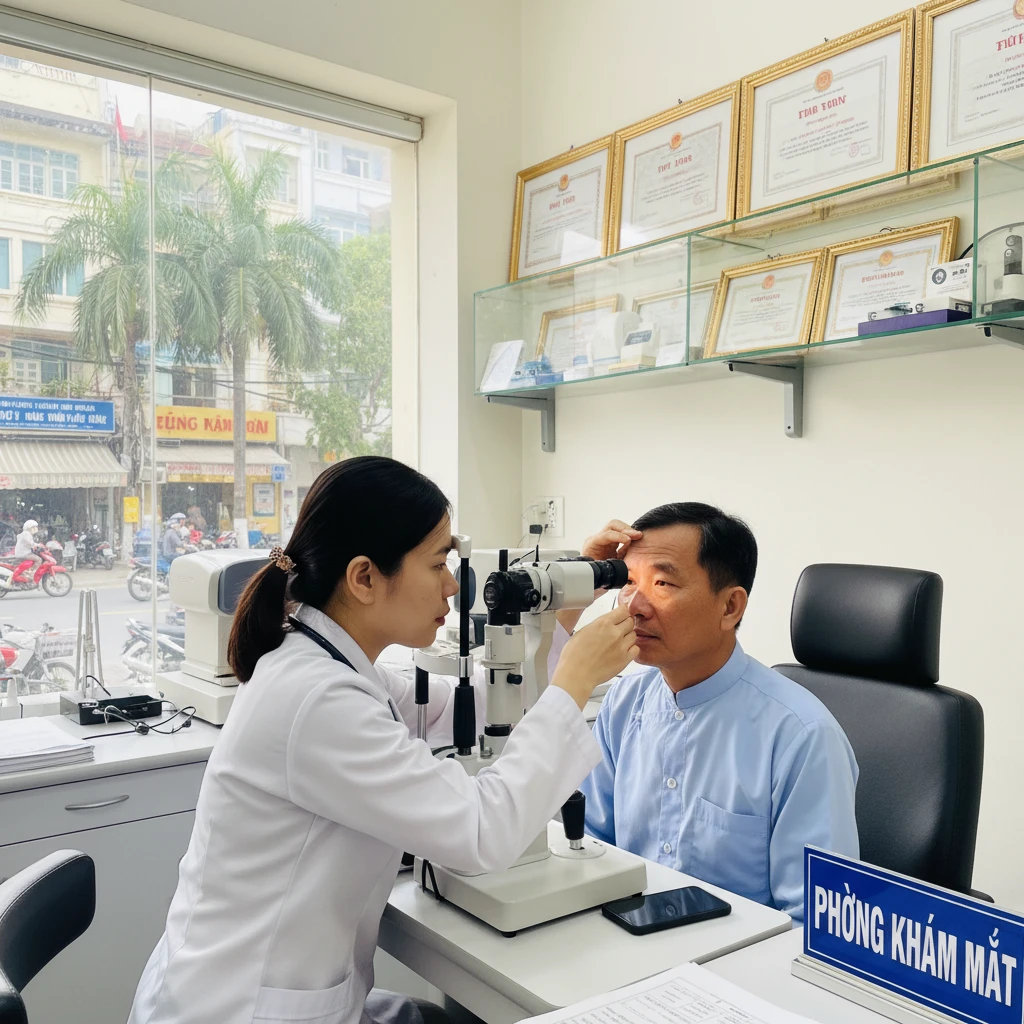 Sức khỏe và máy mắt trái