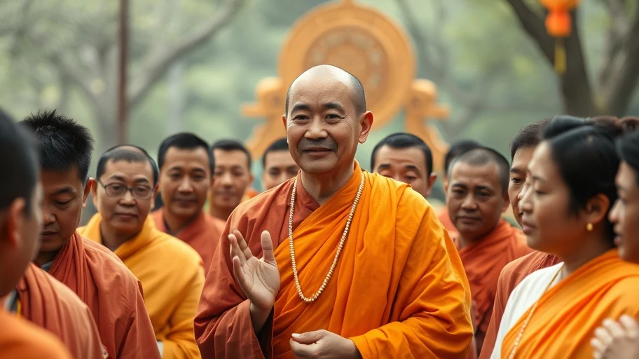 Thân cận người có đức trong Kinh Điềm Lành Tối Thượng