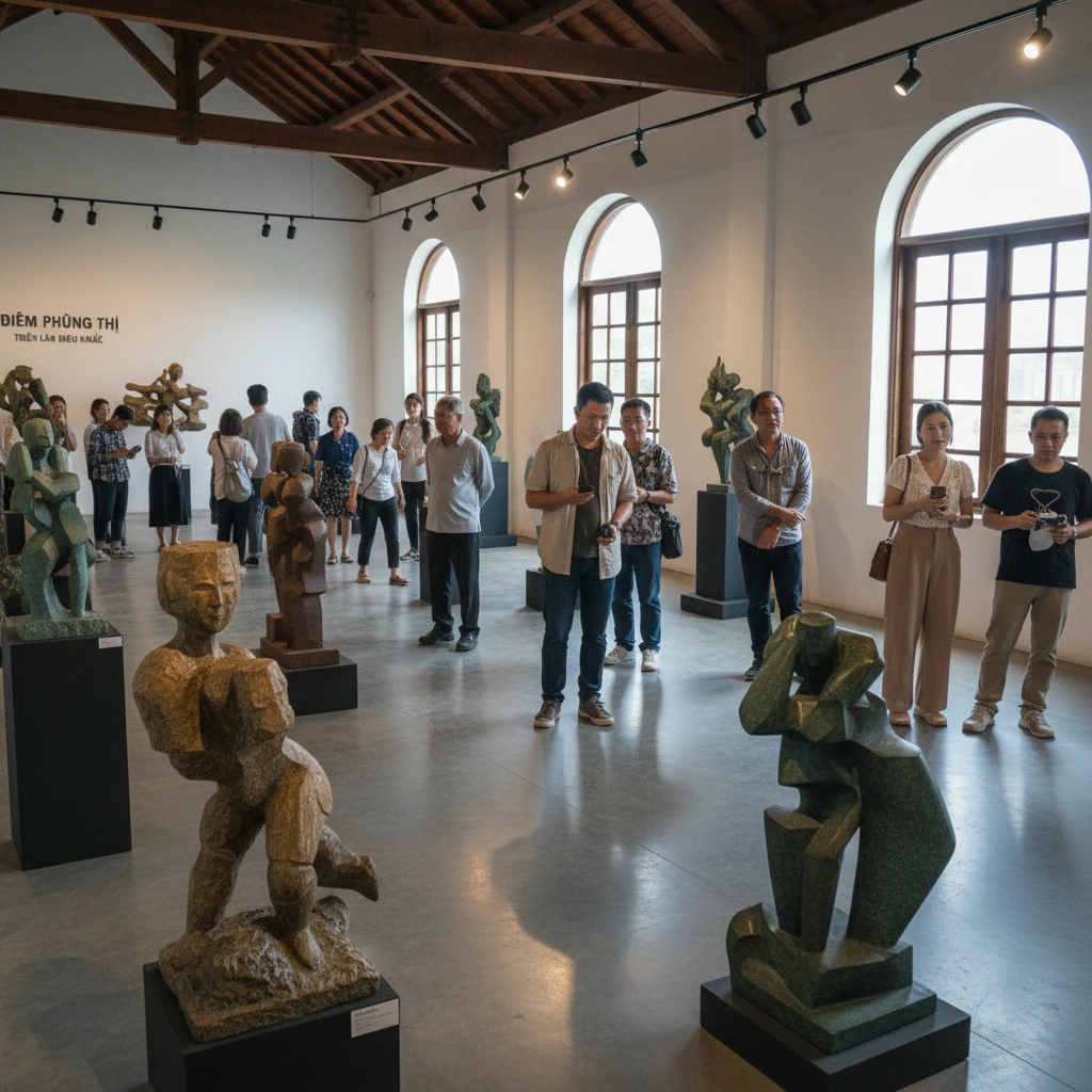 Triển lãm Điềm Phùng Thị tại Pháp và Việt Nam