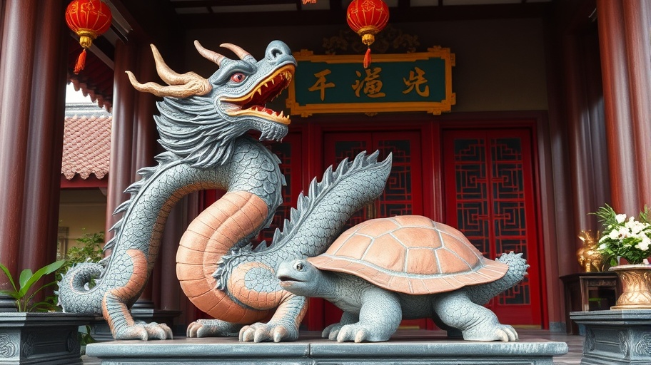 Tượng long quy biểu tượng văn hóa