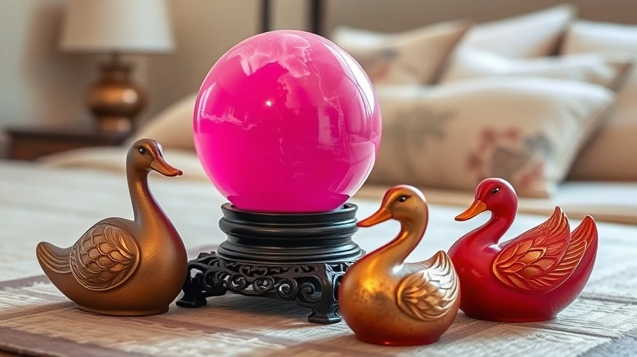 Vật trang trí phong thủy cho tình yêu vợ chồng.
