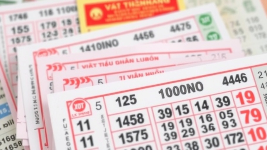 Vé số Việt Nam với số ngẫu nhiên